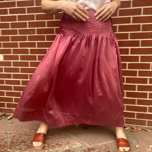NWT FUTURE Collective x TARGET The Weightless High Waist Gauzy Maxi Skirt SZ: 10